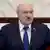 Belarusian leader Alexander Lukashenko speaks during his meeting with parliamentarians