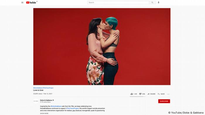 Publicidad de Dolce & Gabbana Love is Love