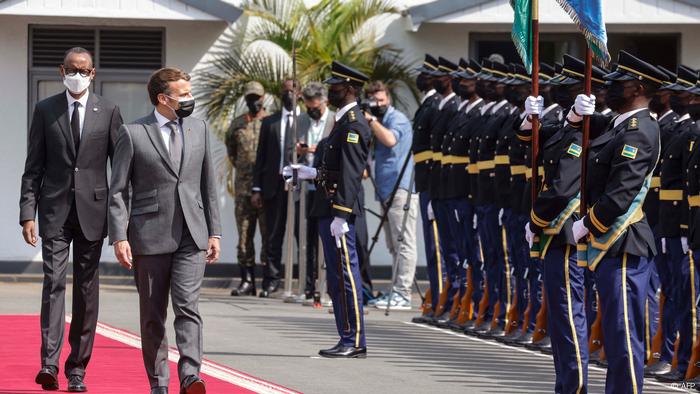 Kigali |  Visite de Macron au Rwanda