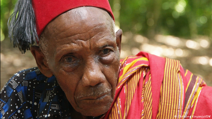 A close-up of Emmanuel Nzimba of the Pokomo's Council of Elders.