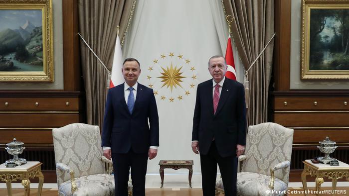 Türkei Präsident Tayyip Erdogan und Andrzej Duda
