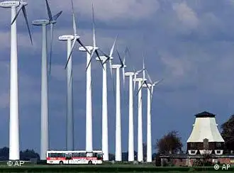 德国石-荷州的风力发电机组