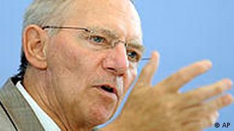 Deutschland Haushalt Regierung Finanzminister Wolfgang Schäuble