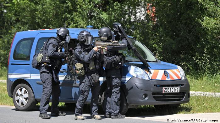 Members of the National Gendarmerie Intervention Group (GIGN) in France