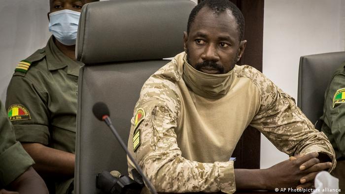 Mali Oberst Assimi Goita, neuer Übergangspräsident