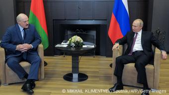 Russland Sotschi | Präsident Putin und Alexander Lukaschenko Belarus 