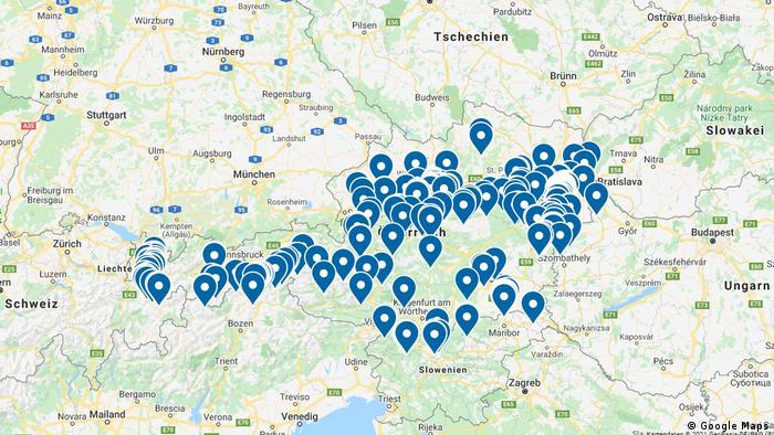 Austria's map of political Islam