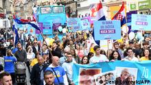 Miles de personas se manifiestan contra el aborto en Croacia
