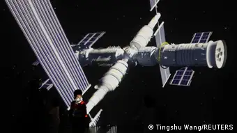 中国空间站初期建设规划的模型