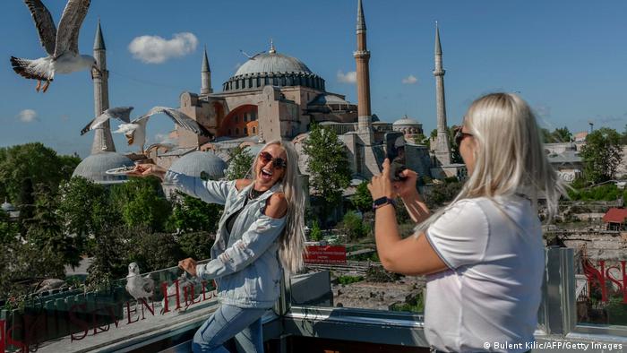 İstanbul'da turistler