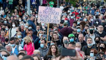 Αντικυβερνητική διαδήλωση στη Σλοβενία