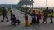 Rohingya refugees walk with their belongings in Chittagong Rohingya refugees walk with their belongings in Chittagong