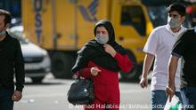 31.05.2021
(210531) -- TEHRAN, May 31, 2021 (Xinhua) -- People wearing face masks cross a street in Tehran, Iran, on May 31, 2021. Iran on Monday reported 11,042 new COVID-19 cases, taking the country's total infections to 2,913,136. (Photo by Ahmad Halabisaz/Xinhua)