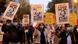 People march in Peu with signs that say "Keiko no va" (Keiko is a no-go) People march in Peu with signs that say "Keiko no va" (Keiko is a no-go)