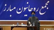 Der iranischer Ex-Staatspräsident Mohammad Khatami in Treffen der Vereinigung kämpfender Gelehrten