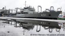 27.02.2020
JAKARTA, INDONESIA - FEBRUARY 27: Iranian navy stand on the Kharg ship at Tanjung Priok port in Jakarta, Indonesia on February 27, 2020. The Kharg ship visit is part of 70th diplomatic relationship Islamic Republic of Iran-Republic of Indonesia. Kharg starts the journey from Abbas harbour in Iran, carries 300 Iranian navy student who will do sport activity together with the Indonesian navy during docked in Jakarta 25-28 February. Anton Raharjo / Anadolu Agency