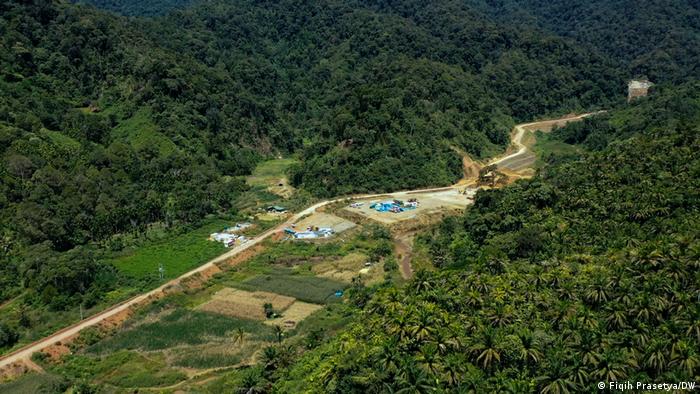 Lokasi pembangunan tambang seng dan timah hitam milik PT DPM di Dairi, Sumatra Utara.
