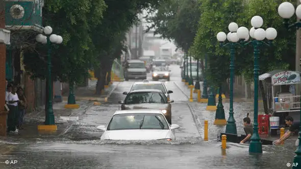 Mexiko Regenfälle Nuevo Laredo