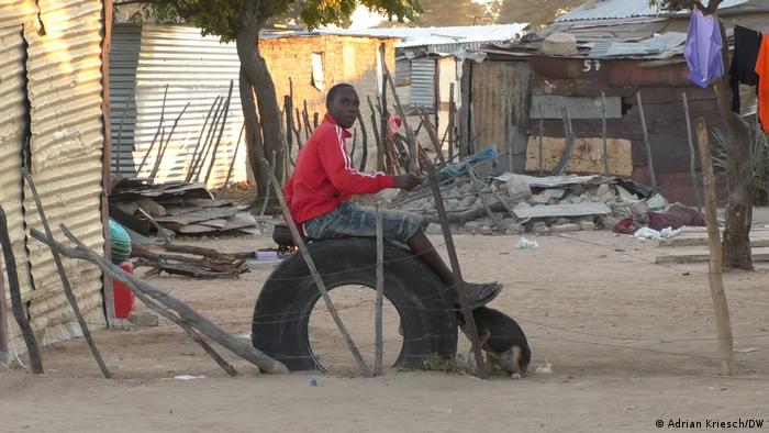 Namibia: Herero-Wellblechsiedlung in Okakarara (Juni 2021)