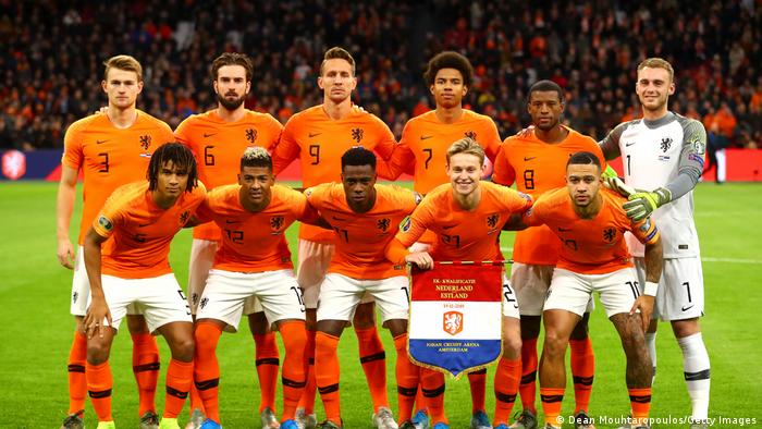 EURO 2020 Fußball Qualifikation Mannschaft Niederlande