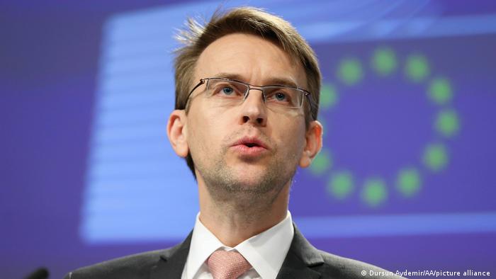 Peter Stano, portavoz diplomático de la Unión Europea. 