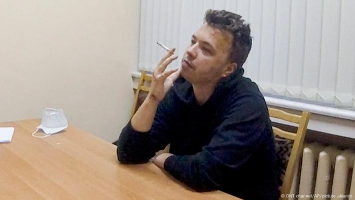 Belarus inhaftierter Blogger Roman Protassewitsch Belarus inhaftierter Blogger Roman Protassewitsch
