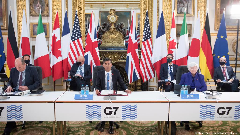G7 fecha acordo sobre imposto mínimo global para empresas | Notícias e  análises sobre a economia brasileira e mundial | DW | 05.06.2021