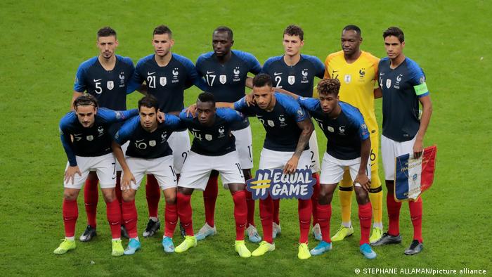 EURO2020 Fußball Mannschaft Frankreich