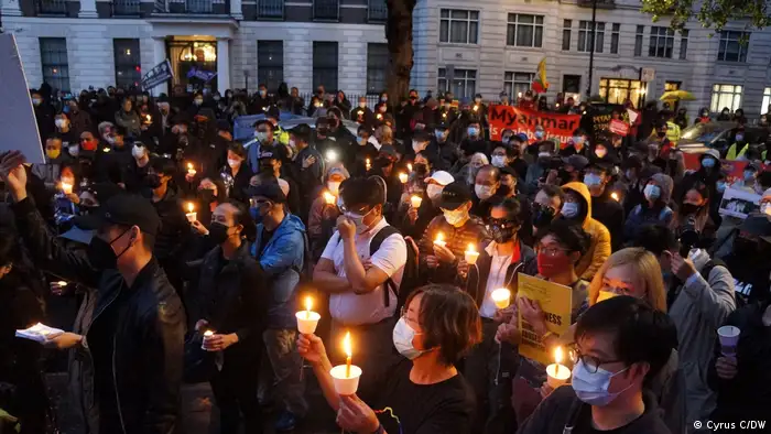 Tiananmen Vigil in London