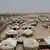 Rows of tents at Dibege Refugee Camp in Iraq  