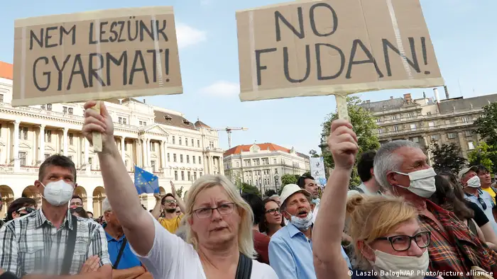 Proteste in Ungarn