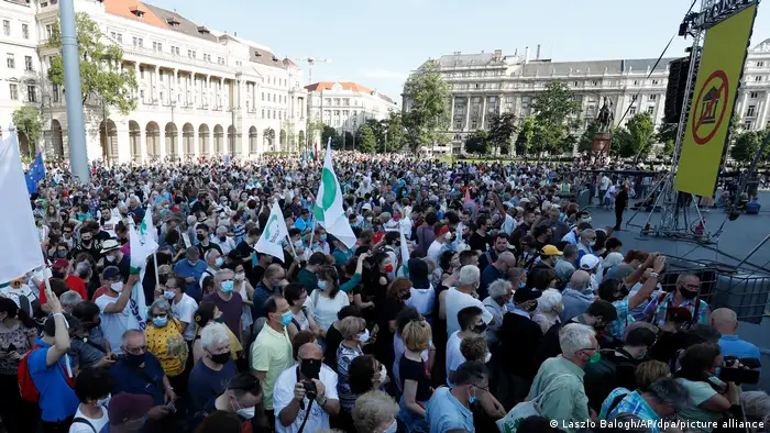 Ungarn Protest gegen Ableger der Fudan-Universität