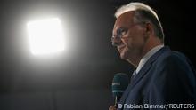 *** Dieses Bild ist fertig zugeschnitten als Social Media Snack (für Facebook, Twitter, Instagram) im Tableau zu finden: Fach „Images“ —> Weltspiegel/Bilder des Tages ***
06.06.21 *** Saxony-Anhalt State Premier Reiner Haseloff of the Christian Democratic Union party (CDU), speaks during an interview on a tv station after the first election polls were published for the federal state election of Saxony-Anhalt, in Magdeburg, Germany, June 6, 2021. REUTERS/Fabian Bimmer
