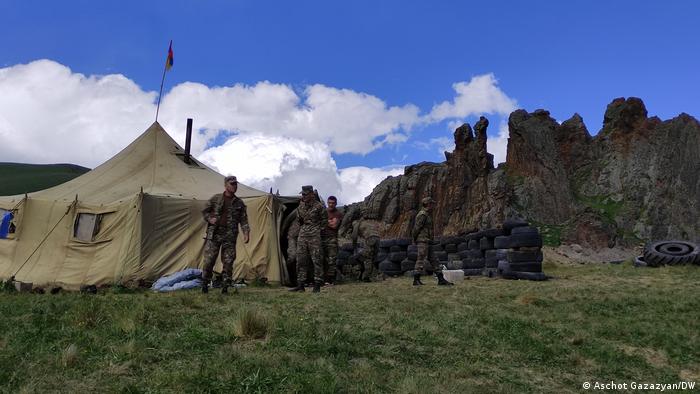Арменска застава в планините над Верин Шоржа
