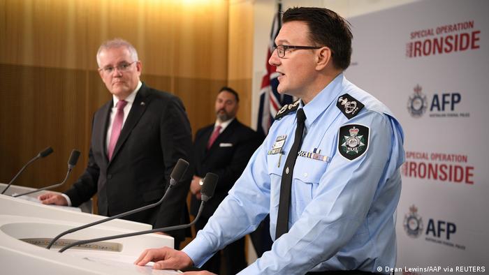  Australien Sydney Scott Morrison PK Operation Ironside Polizei Kriminalität 