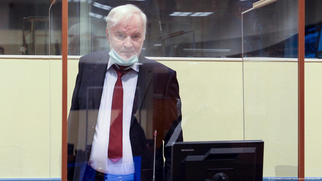 Ratko Mladic në Tribunalin e Hagës