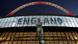 London Wembleystadion mit England-Aufschrift London Wembleystadion mit England-Aufschrift