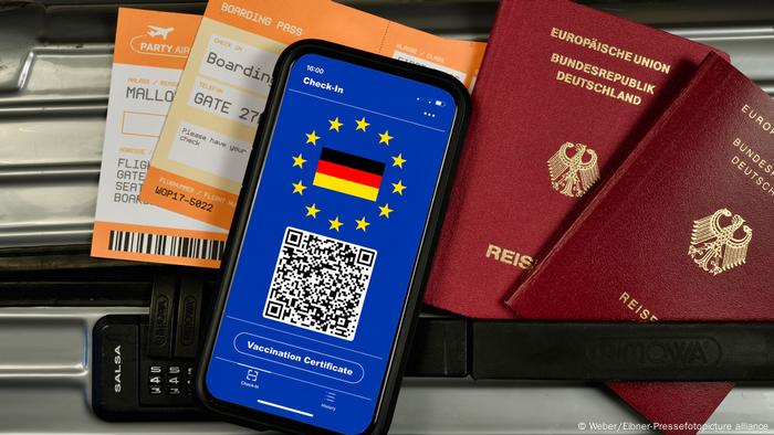 Digitaler Impfpass, Reisepässe und Bordkarten