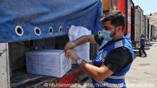 35 UN humanitarian aid trucks enter northwest Syria through the Bab al-Hawa border crossing with Turkey on June 1, 2021 June (Photo by Muhammad al-Rifai/NurPhoto)