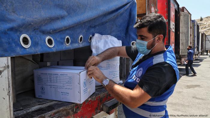 Türkei Syrien l Humanitäre Mittel am Grenzübergang Bab al-Hawa Türkei Syrien l Humanitäre Mittel am Grenzübergang Bab al-Hawa