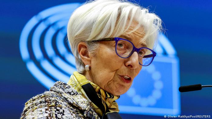 Die Präsidentin der Europäischen Zentralbank Christine Lagarde