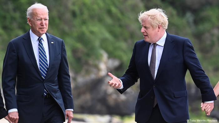 Joe Biden Boris Johnson Pledge Stronger Us Uk Ties In Talks Ahead Of G7 News Dw 10 06 21