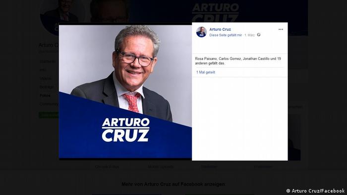 Arturo Cruz, exembajador y aspirante a la presidencia.