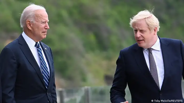 Großbritannien l US Präsident Biden trifft PM Johnson in Cornwall