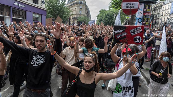 Frankreich Paris | March of Freedoms | Protest gegen Rechts Frankreich Paris | March of Freedoms | Protest gegen Rechts