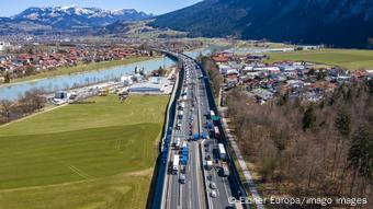 Deutschland Österreich Grenze Tirol Kufstein