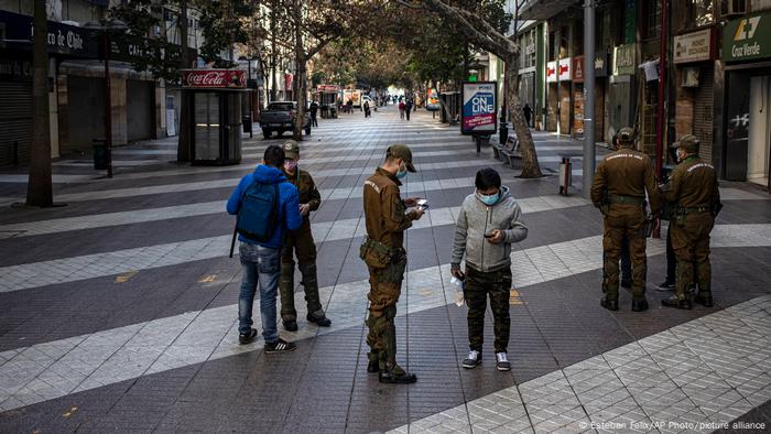 Chile Santiago Coronavirus Lockdown Chile Santiago Coronavirus Lockdown