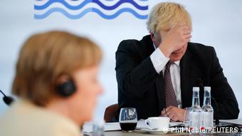 England |  G7-Gipfel 2021 |  Angela Merkel und Boris Johnson