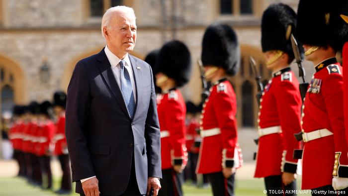 England London | Joe Biden - Staatsbesuch am Windsor Castle 