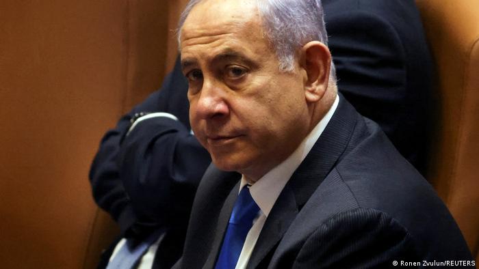 portrait of Benjamin Netanyahu 